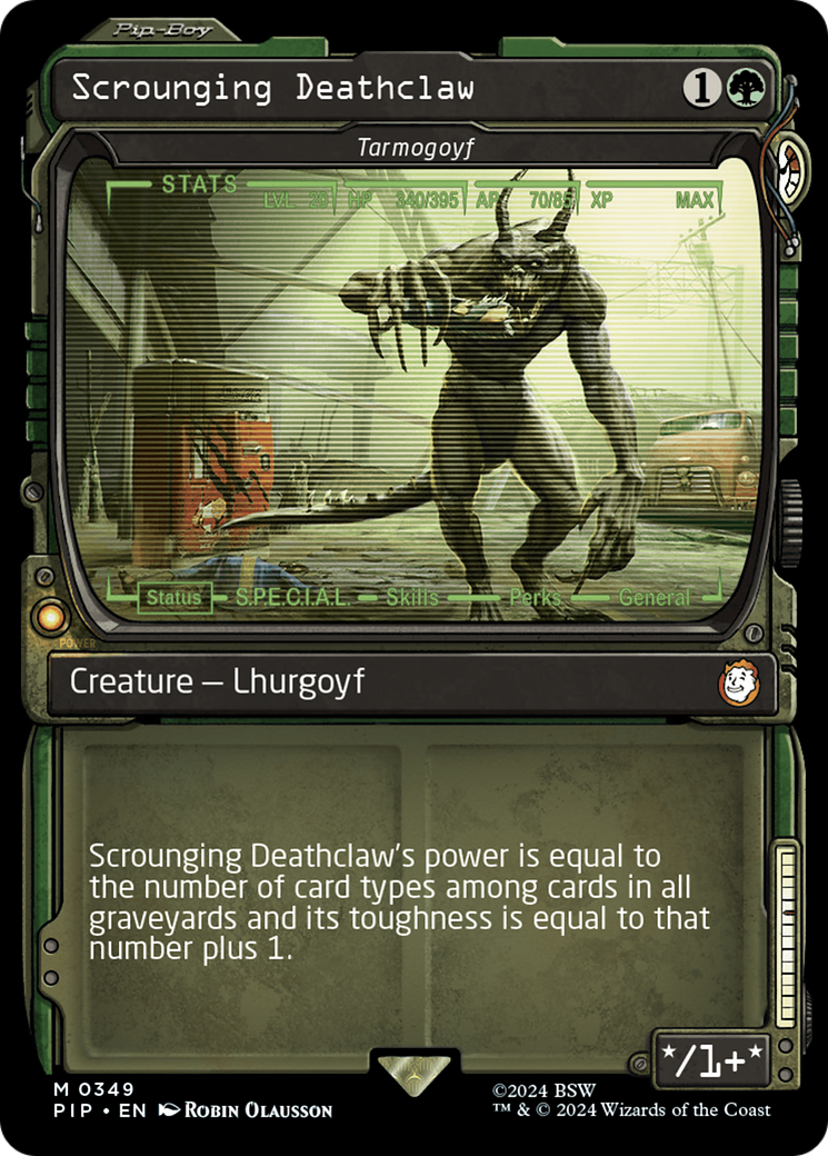 Scrounging Deathclaw - Tarmogoyf (Showcase) [Fallout] - The Mythic Store | 24h Order Processing