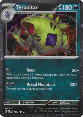 Tyranitar (135/193) (Cosmo Foil) [Miscellaneous Cards] - The Mythic Store | 24h Order Processing