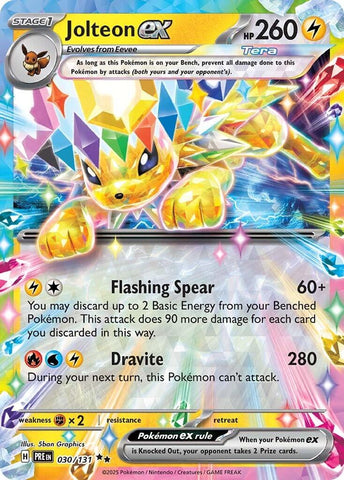 Jolteon ex (030/131) [Scarlet & Violet: Prismatic Evolutions] - The Mythic Store | 24h Order Processing