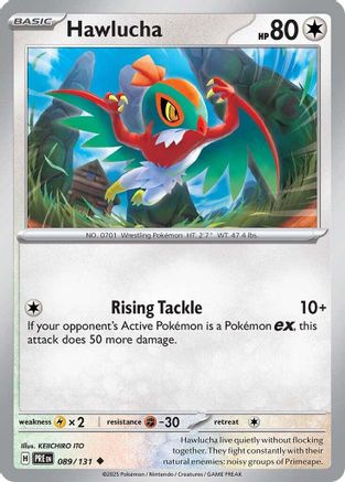 Hawlucha (089/131) [Scarlet & Violet: Prismatic Evolutions] - The Mythic Store | 24h Order Processing