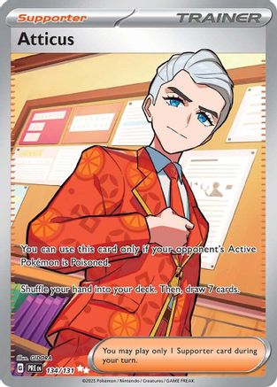 Atticus (134/131) [Scarlet & Violet: Prismatic Evolutions] - The Mythic Store | 24h Order Processing
