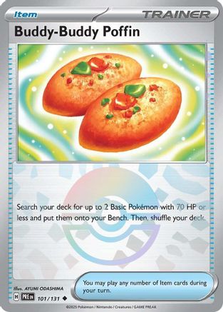 Buddy-Buddy Poffin (101/131) (Poke Ball Pattern) [Scarlet & Violet: Prismatic Evolutions] - The Mythic Store | 24h Order Processing
