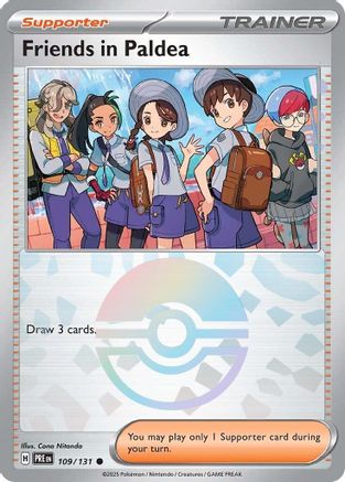 Friends in Paldea (109/131) (Poke Ball Pattern) [Scarlet & Violet: Prismatic Evolutions] - The Mythic Store | 24h Order Processing