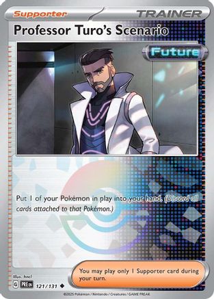Professor Turo's Scenario (121/131) (Poke Ball Pattern) [Scarlet & Violet: Prismatic Evolutions] - The Mythic Store | 24h Order Processing