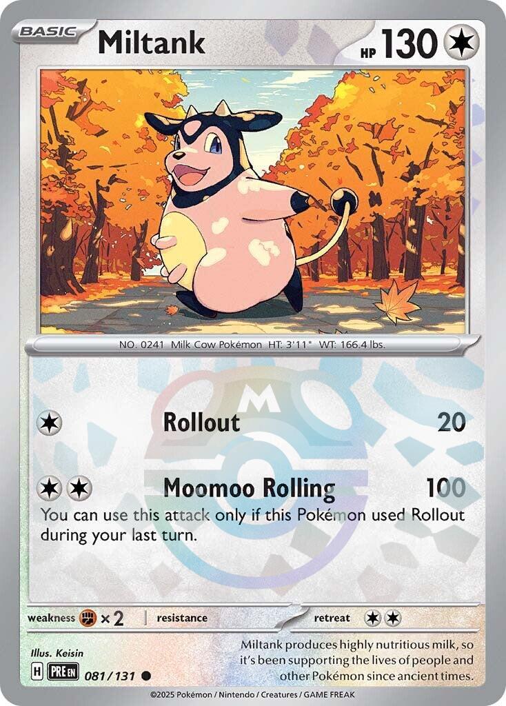 Miltank (081/131) (Master Ball Pattern) [Scarlet & Violet: Prismatic Evolutions] - The Mythic Store | 24h Order Processing
