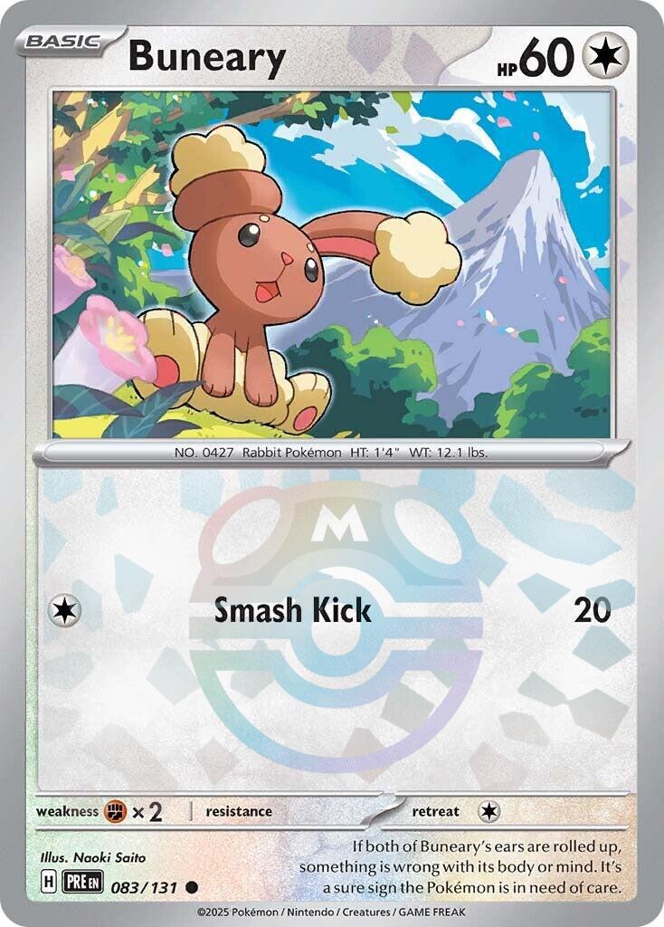 Buneary (083/131) (Master Ball Pattern) [Scarlet & Violet: Prismatic Evolutions] - The Mythic Store | 24h Order Processing