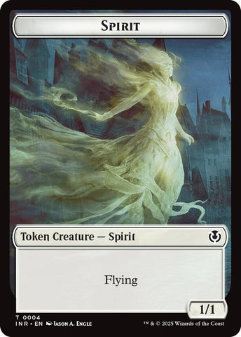 Spirit // Human (0002) Double-Sided Token [Innistrad Remastered Tokens] - The Mythic Store | 24h Order Processing