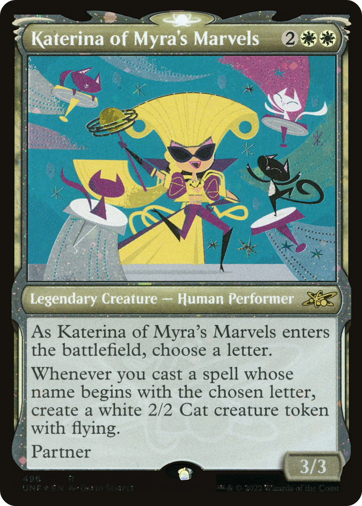 Katerina of Myra's Marvels (Showcase) (Galaxy Foil) [Unfinity] - The Mythic Store | 24h Order Processing