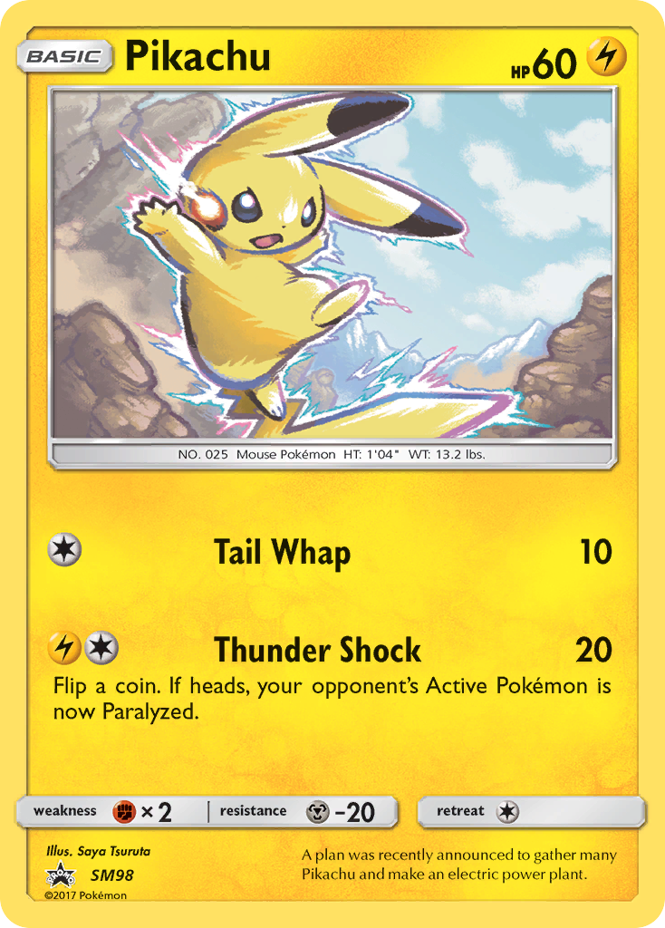Pikachu (SM98) [Sun & Moon: Black Star Promos] - The Mythic Store | 24h Order Processing