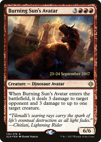 Burning Sun's Avatar [Ixalan Prerelease Promos] - The Mythic Store | 24h Order Processing