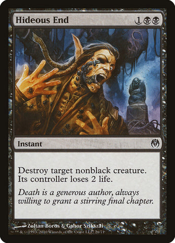 Hideous End [Duel Decks: Phyrexia vs. the Coalition] - The Mythic Store | 24h Order Processing