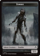 Zombie (0010) // Blood Double-Sided Token [Innistrad Remastered Tokens] - The Mythic Store | 24h Order Processing