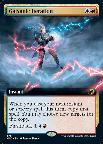 Galvanic Iteration (Extended Art) [Innistrad: Midnight Hunt] - The Mythic Store | 24h Order Processing
