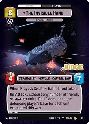 The Invisible Hand - Imposing Flagship (1/2) (1/2) [Judge Promos] - The Mythic Store | 24h Order Processing