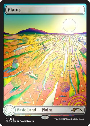 Plains (1478) (Rainbow Foil) (SLD-1478) - Secret Lair Drop Series Foil - The Mythic Store | 24h Order Processing