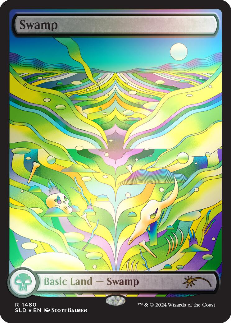 Swamp (1480) (Rainbow Foil) [Secret Lair Drop Series] - The Mythic Store | 24h Order Processing