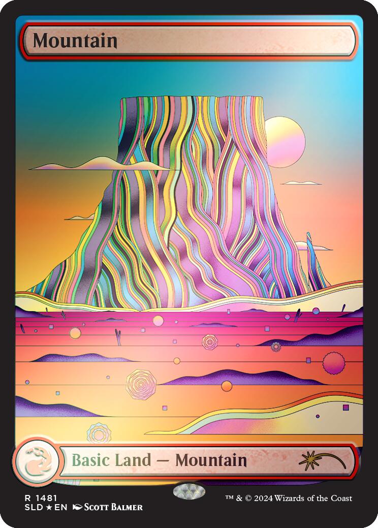 Mountain (1481) (Rainbow Foil) [Secret Lair Drop Series] - The Mythic Store | 24h Order Processing