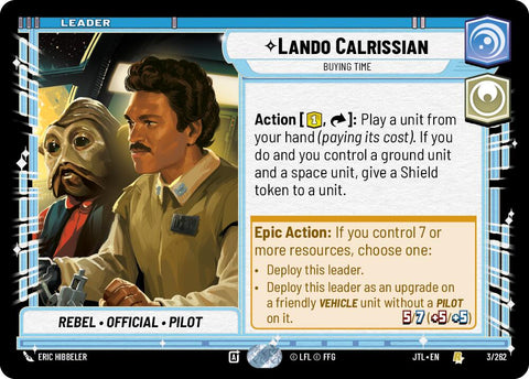 Lando Calrissian - Buying Time (003/262) (003/257) [Jump to Lightspeed] - The Mythic Store | 24h Order Processing