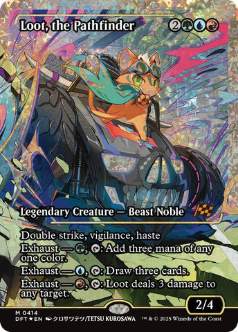 Loot, the Pathfinder (Showcase Fracture Foil) (Japanese) [Aetherdrift] - The Mythic Store | 24h Order Processing