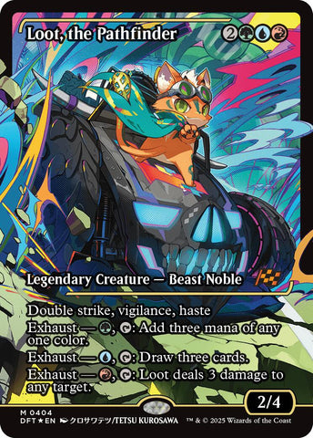 Loot, the Pathfinder (Showcase) (Japanese) [Aetherdrift] - The Mythic Store | 24h Order Processing