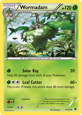 Wormadam (3/124) [XY: Fates Collide] - The Mythic Store | 24h Order Processing