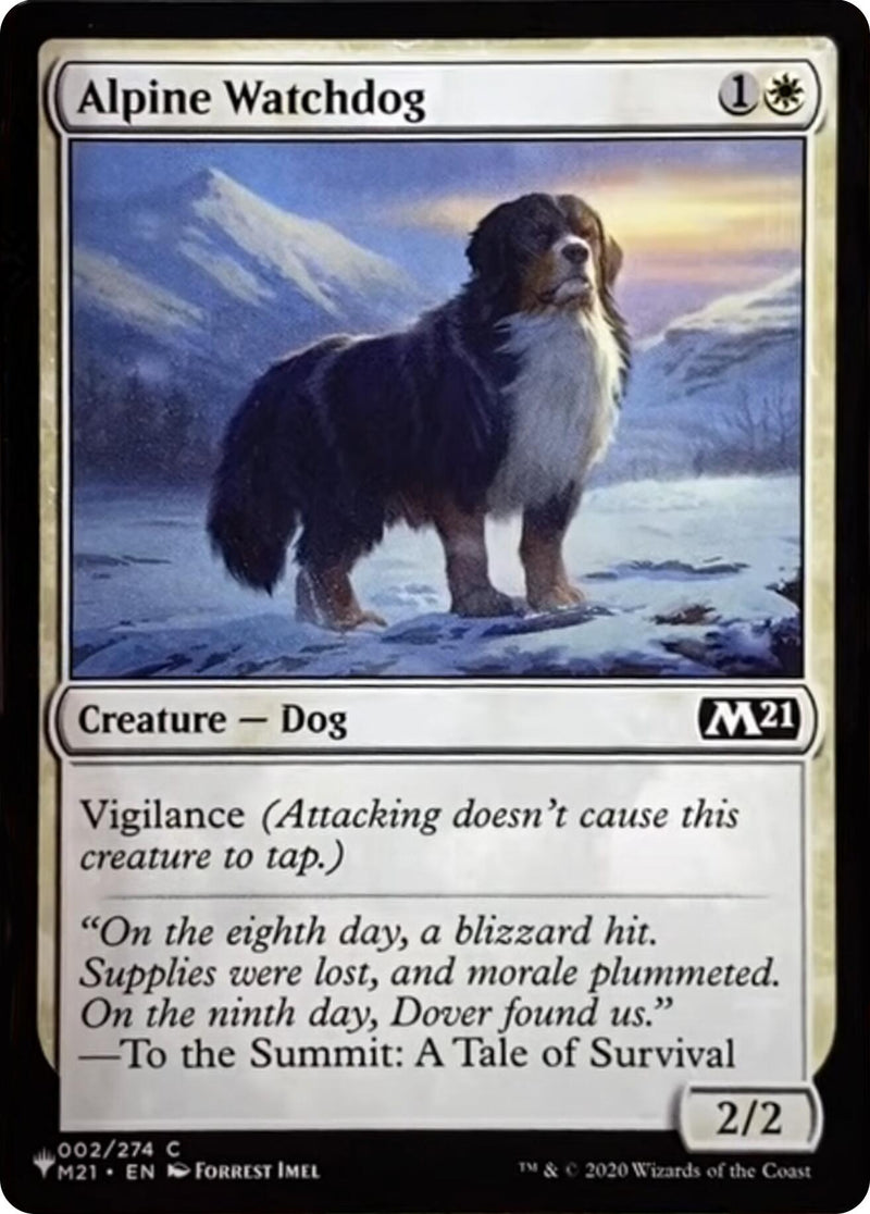 Alpine Watchdog [The List] - The Mythic Store | 24h Order Processing