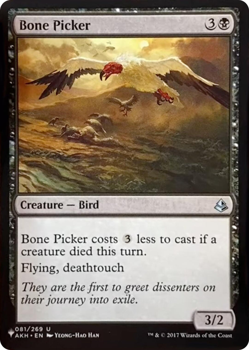 Bone Picker [The List] - The Mythic Store | 24h Order Processing