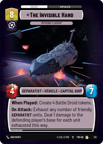 The Invisible Hand - Imposing Flagship (1/2) (Store Showdown) (1/2) [Twilight of the Republic Promos] - The Mythic Store | 24h Order Processing