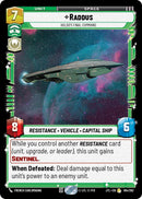 Raddus - Holdo's Final Command (104/262) (104/257) [Jump to Lightspeed] - The Mythic Store | 24h Order Processing