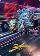 Midnight Mangler Art Card (Gold-Stamped Signature) [Aetherdrift Art Series] - The Mythic Store | 24h Order Processing