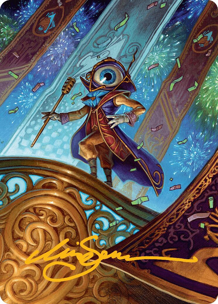 Vnwxt, Verbose Host Art Card (Gold-Stamped Signature) [Aetherdrift Art Series] - The Mythic Store | 24h Order Processing