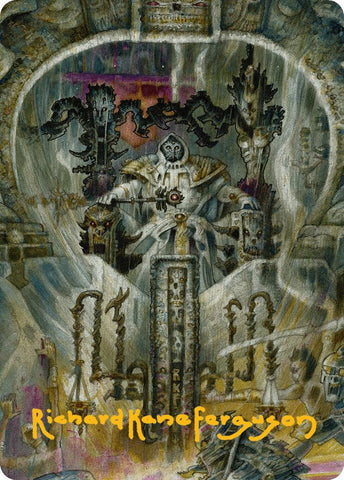 Gonti, Night Minister Art Card (Gold-Stamped Signature) [Aetherdrift Art Series] - The Mythic Store | 24h Order Processing