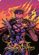 Far Fortune, End Boss Art Card (2/54) (Gold-Stamped Signature) [Aetherdrift Art Series] - The Mythic Store | 24h Order Processing