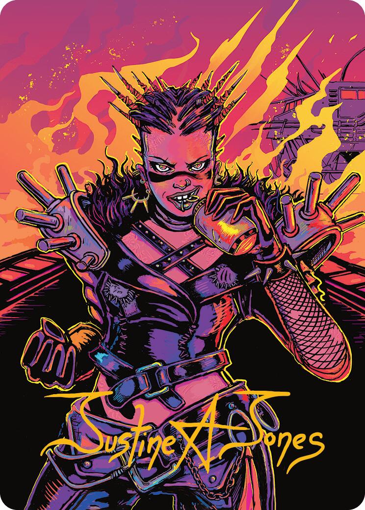 Far Fortune, End Boss Art Card (2/54) (Gold-Stamped Signature) [Aetherdrift Art Series] - The Mythic Store | 24h Order Processing