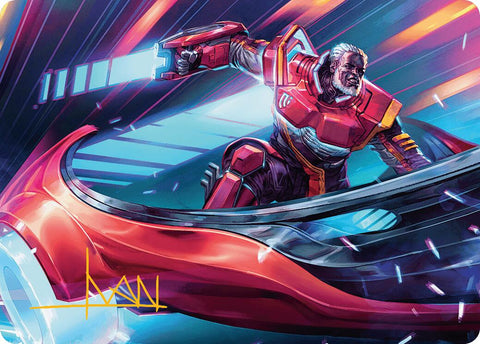 Kolodin, Triumph Caster Art Card (Gold-Stamped Signature) [Aetherdrift Art Series] - The Mythic Store | 24h Order Processing