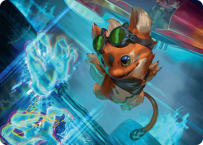 Loot, the Pathfinder Art Card (Gold-Stamped Signature) [Aetherdrift Art Series] - The Mythic Store | 24h Order Processing