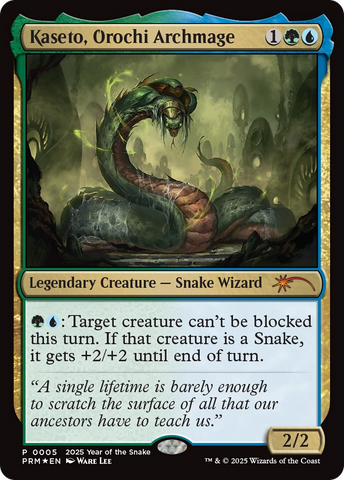 Kaseto, Orochi Archmage (Year of the Snake 2025) [Standard Showdown Promos] - The Mythic Store | 24h Order Processing