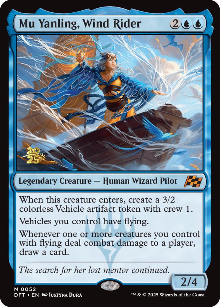 Mu Yanling, Wind Rider [Aetherdrift Prerelease Promos] - The Mythic Store | 24h Order Processing