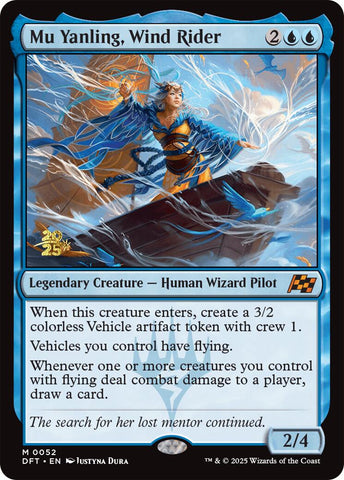 Mu Yanling, Wind Rider [Aetherdrift Prerelease Promos] - The Mythic Store | 24h Order Processing