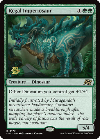Regal Imperiosaur [Aetherdrift Prerelease Promos] - The Mythic Store | 24h Order Processing