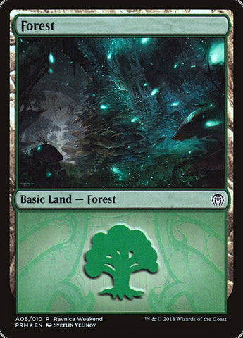 Forest (A06) [Ravnica Allegiance Ravnica Weekend] - The Mythic Store | 24h Order Processing