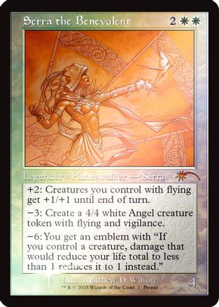 Serra the Benevolent (Retro Frame) (SLD-001) - Secret Lair Drop Series Foil - The Mythic Store | 24h Order Processing