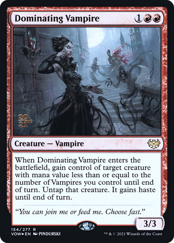 Dominating Vampire [Innistrad: Crimson Vow Prerelease Promos] - The Mythic Store | 24h Order Processing