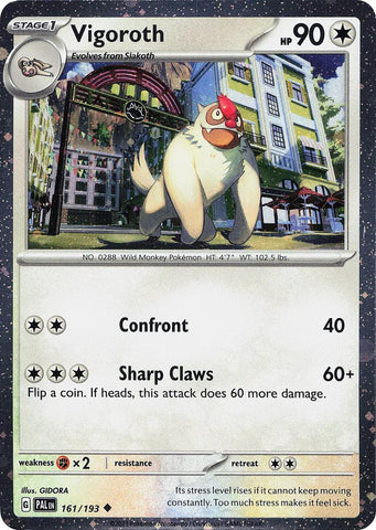 Vigoroth (161/193) (Cosmos Holo) [Scarlet & Violet: Paldea Evolved] - The Mythic Store | 24h Order Processing