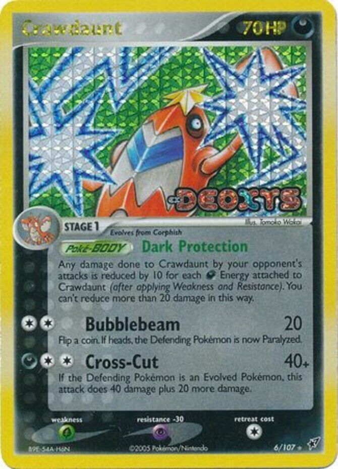 Crawdaunt (6/107) (Stamped) [EX: Deoxys] - The Mythic Store | 24h Order Processing