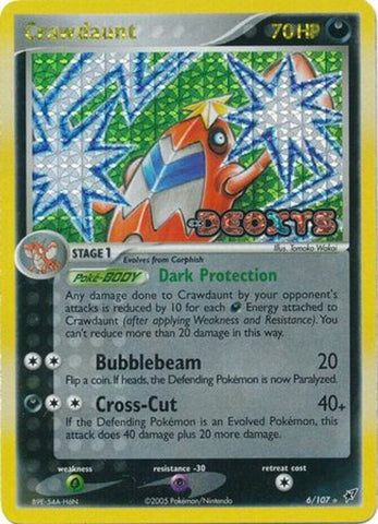 Crawdaunt (6/107) (Stamped) [EX: Deoxys] - The Mythic Store | 24h Order Processing