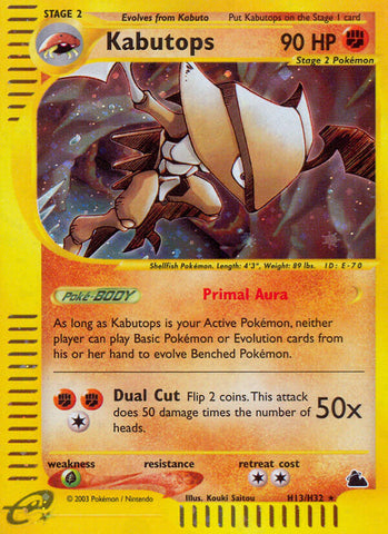 Kabutops (H13/H32) [Skyridge] - The Mythic Store | 24h Order Processing