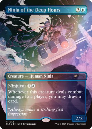 Ninja of the Deep Hours (Rainbow Foil) (SLD-1912) - Secret Lair Drop Series Foil - The Mythic Store | 24h Order Processing