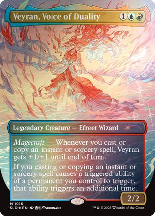 Veyran, Voice of Duality (Rainbow Foil) (SLD-1915) - Secret Lair Drop Series Foil - The Mythic Store | 24h Order Processing