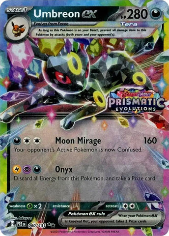 Umbreon ex (060/131) (Prismatic Evolutions Stamp) [Scarlet & Violet: Prismatic Evolutions] - The Mythic Store | 24h Order Processing